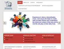 Tablet Screenshot of oaae.net